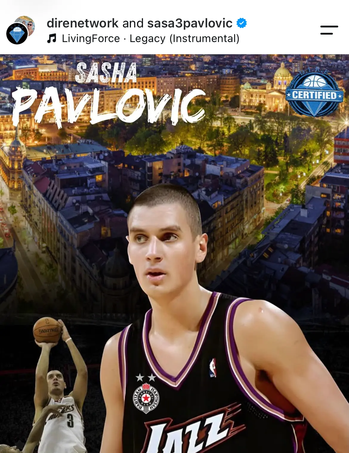 D.I.R.E. collaboration post featuring Sasha Pavlovic