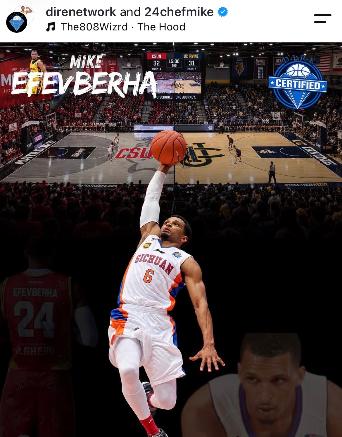 D.I.R.E. collaboration post featuring Mike Efevberha
