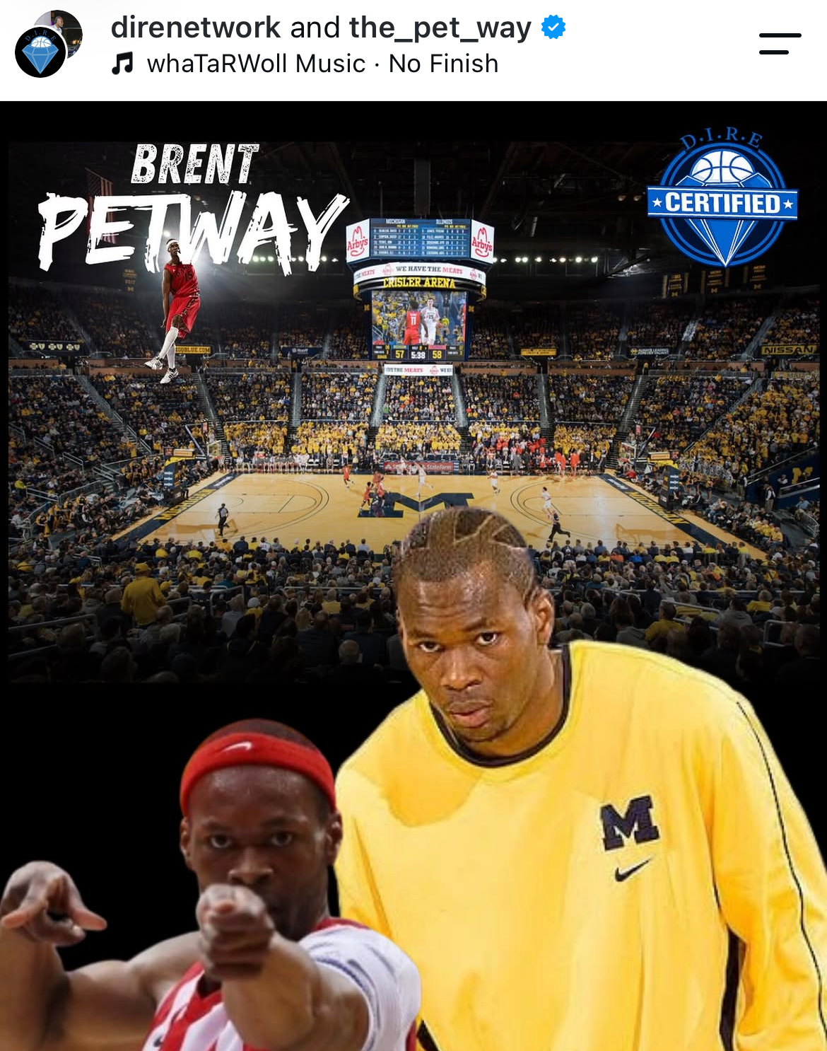 D.I.R.E. collaboration post featuring Brent Petway