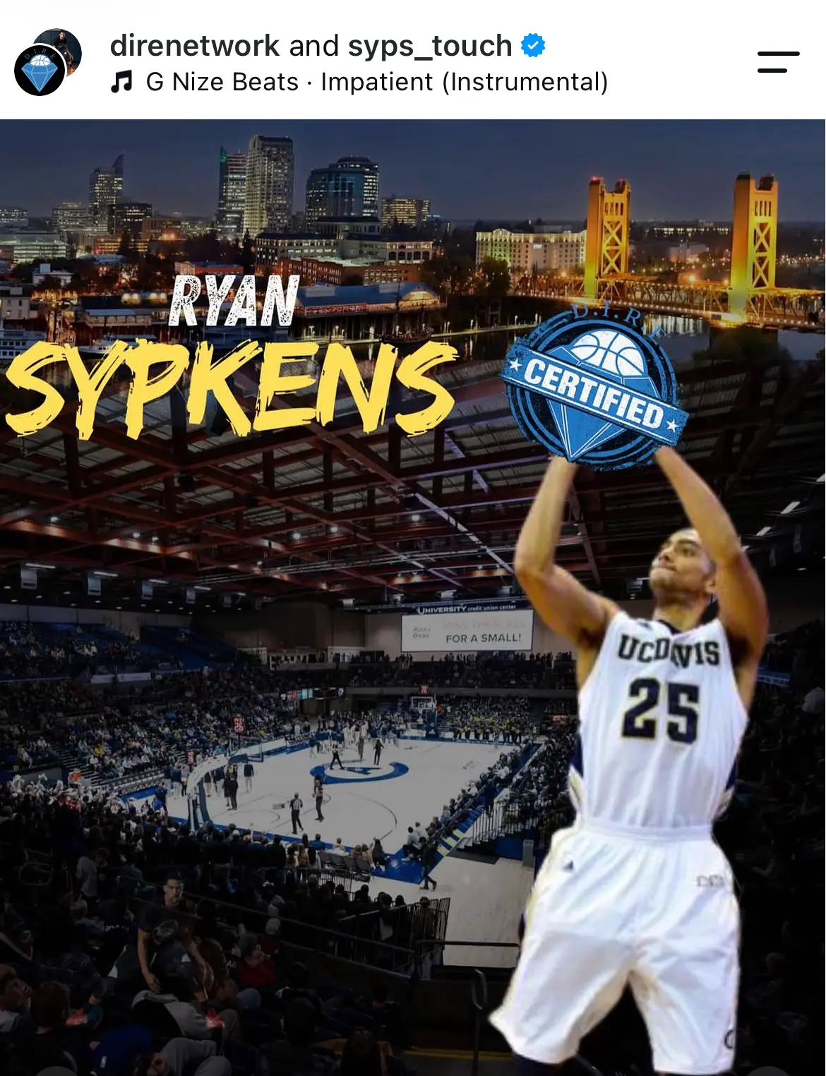 D.I.R.E. collaboration post featuring Ryan Sypkens