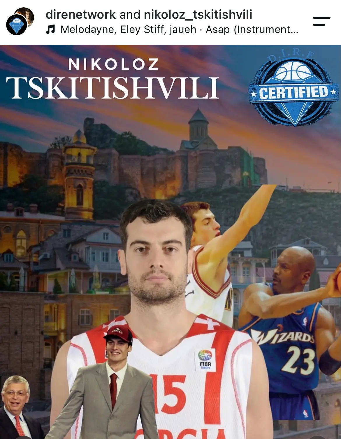 D.I.R.E. collaboration post featuring Nikoloz Tskitishvili