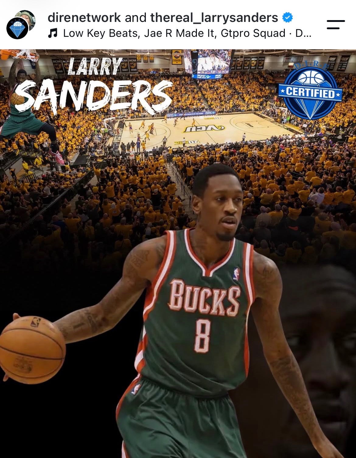 D.I.R.E. collaboration post featuring Larry Sanders